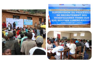 Projet STAR-RDC : supervision du recrutement des bénéficiaires des THIMO sur l’axe Lubero-Kasugho