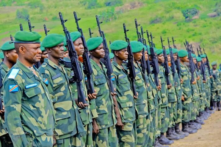 Image d'illustration des militaires formé à Rwampara en ituri