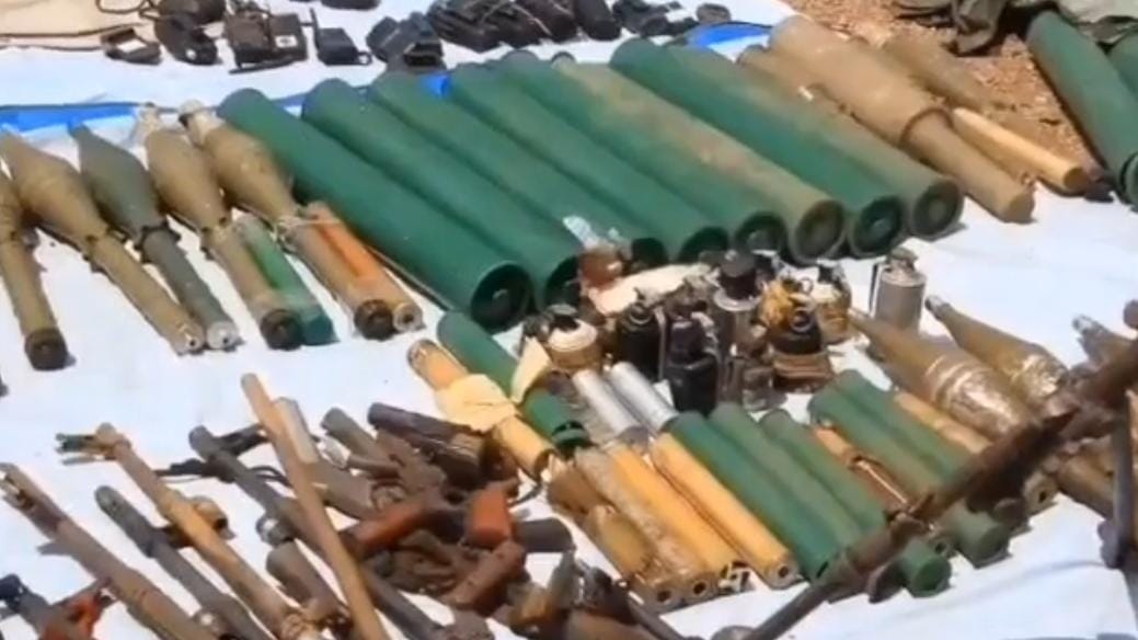 RDC : l’armée annonce la découverte d’une cache d’armes en Ituri