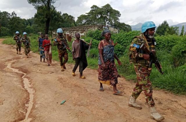 Ituri : des casques bleus libèrent 14 personnes prises en otage par une milice à Djugu