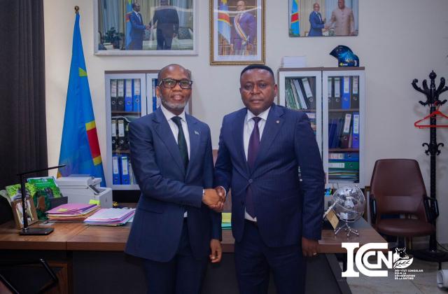 Kinshasa : rencontre stratégique entre le Gouverneur du Mai-Ndombe et le DG de l’ICCN