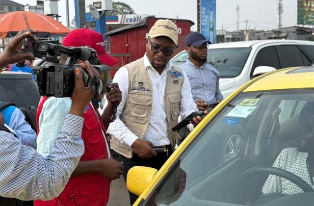 Kinshasa : lancement du contrôle des permis de conduire biométrique avec puce des conducteurs des engins roulants