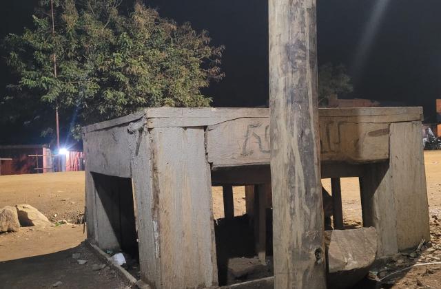 Beni : un dispositif de lavage des mains contre Ebola laissé à l’abandon sur le boulevard Rwenzori