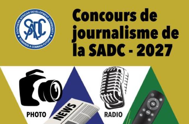 Prix du journalisme de la SADC 2027 : les journalistes Congolais invités à candidater avant le 28 février