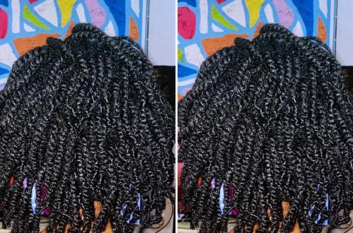 <p>Twists faits avec le beurre de karité</p>
