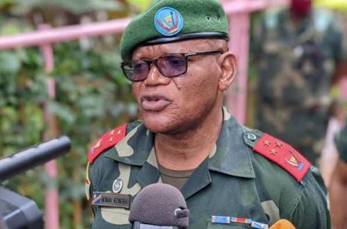 <p>le Lieutenant Général NDIMA KONGBA Constant séjourne dans la ville de Butembo afin d’apaiser les tensions</p>
