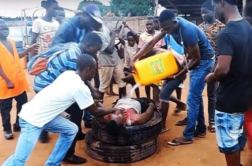 <p>Trois présumés voleurs tués dans une justice populaire à Mabanga Sud, Virunga et Mugunga.</p>
