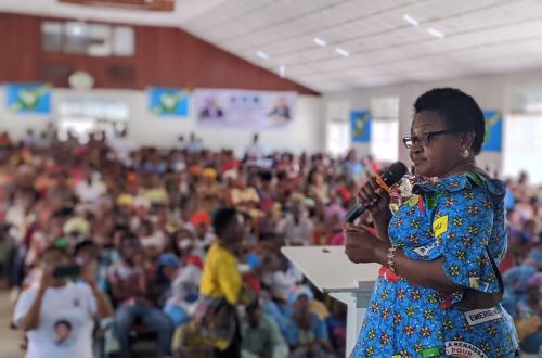 Goma : La Prof. Dr Kavuo Véronique exhorte les femmes à se former et s'informer en NTIC