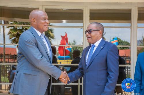 Sud-Kivu: Le nouveau Premier Président de la Cour d'appel et le Procureur Général rencontrent le Gouverneur Théo Ngwabidje