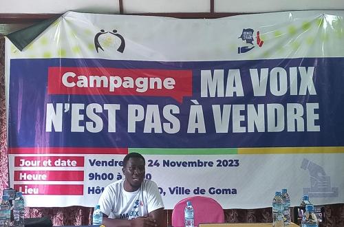 Campagne citoyenne « Ma Voix N'est Pas À Vendre » : Lutte contre la corruption électorale en RDC