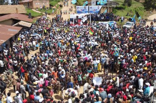 Campagne électorale à Lubero : La population de Kipese décide de soutenir le candidat n°20 à la Présidentielle Félix Tshisekedi après le meeting de Julien Paluku