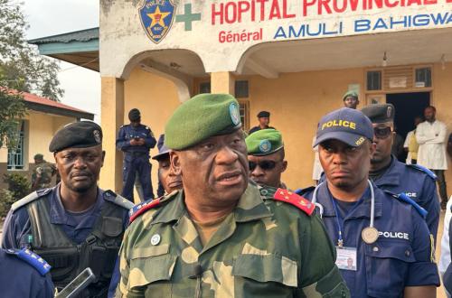 Bunia : visite du gouverneur aux quinze policiers blessés au cours d’une manifestation électorale