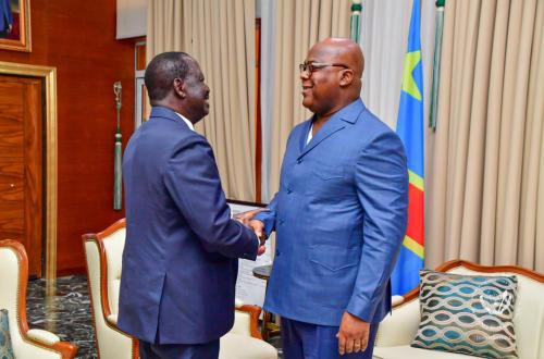L'opposant Kényan Raila Odinga sollicite le soutien de la RDC à sa candidature au poste de secrétaire général de l'Union Africaine