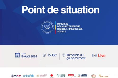 Le Ministère de la Santé Organise une Conférence de Presse