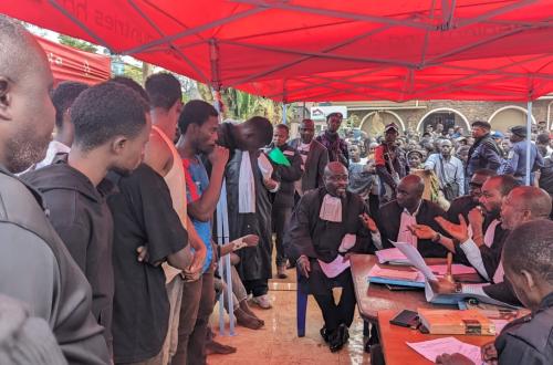 Dix étudiants de l’IBTP/Butembo et le secrétaire général académique comparaissent devant le Tribunal