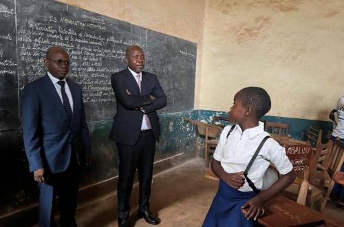 Le Vice-ministre de l'éducation nationale et nouvelle citoyenneté au Haut-Uele, pour se rendre compte de l'effectivité de la rentrée scolaire 2024-2025