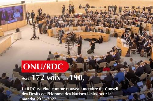 « L'élection de la RDC au conseil des droits de l'homme est une bonne nouvelle et une responsabilité pour les autorités et le peuple Congolais » (JC Katende)