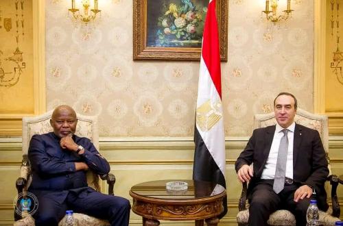Vital Kamerhe en visite officielle au Caire