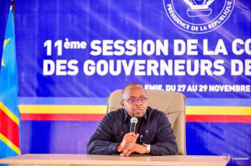 Le Vice-premier ministre en charge de l'intérieur Jacquemin Shabani