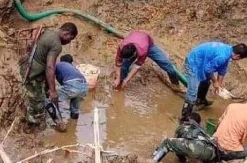 Quand des FARDC et groupes armés sécurisent les exploitants d’or à Djugu