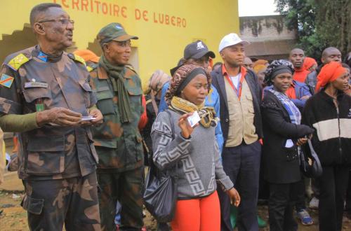 Le P-DDRCS délivre des cartes biométriques à plus de 150 ex-combattants à Lubero