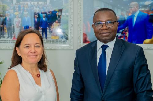 Renforcement de la diplomatie commerciale, Julien Paluku échange avec Roxane De Bilderling