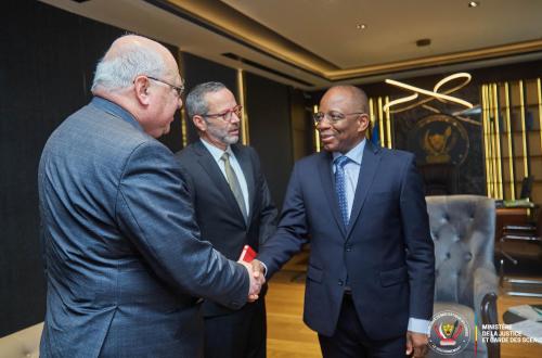 RDC : une délégation de diplomates Français reçue par le ministre de la justice