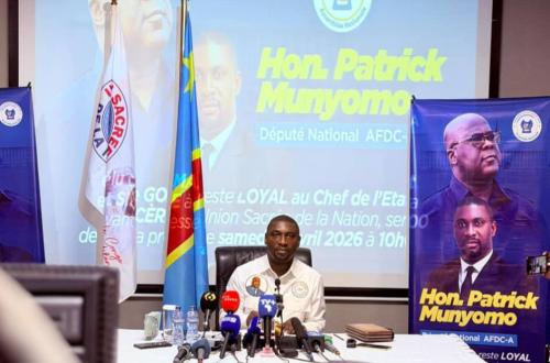 RDC : le Député National Patrick Munyomo apporte son soutien au changement de la Constitution
