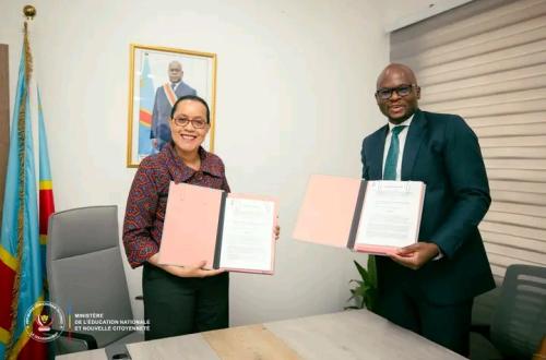 RDC : le gouvernement signe un mémorandum d'entente pour digitaliser le système éducatif
