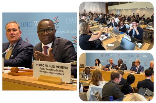 Forum public de l’OMC : Julien Paluku assure que les enfants et les femmes ne sont plus dans les mines en RDC