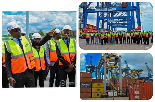 Tanzanie : Julien Paluku visite le port de Dar Es Salaam et met en avant le poids du fret Congolais