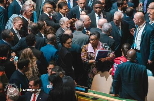 USA : Judith Suminwa séjourne à New-York pour participer à la 81ᵉ session de l’Assemblée générale des Nations-Unies