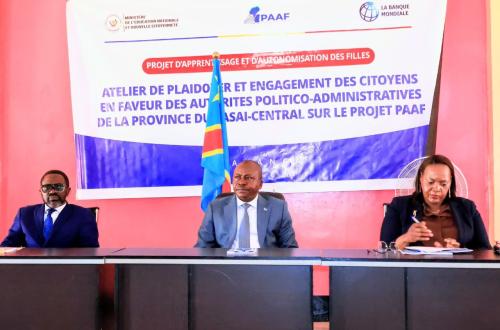 Kasaï-Central : Kananga se mobilise pour la scolarisation des filles avec le PAAF