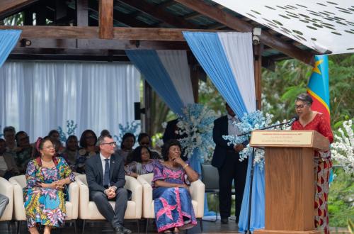 Kinshasa : Judith Suminwa et Thérèse Wagner au dialogue sur le leadership féminin avec l'Allemagne