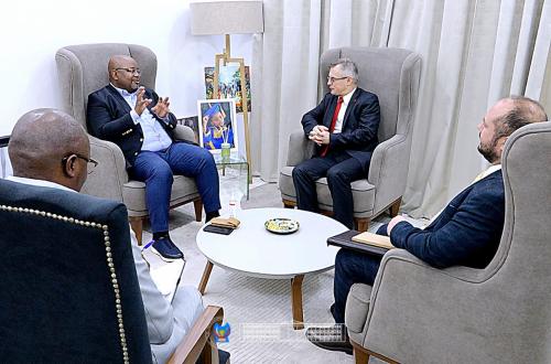 RDC : Aimé Boji échange avec les Ambassadeurs de Cuba et d'Ukraine