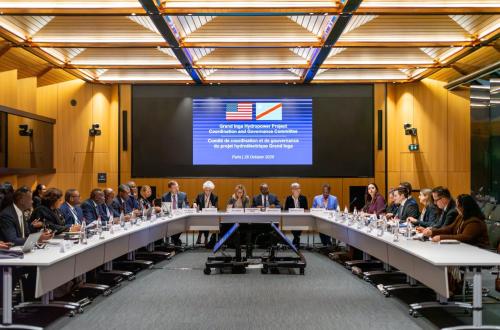 Grand Inga : Kinshasa et Washington lancent la gouvernance du projet à Paris