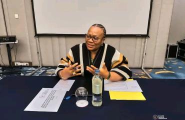 Bruxelles :  Marie-Thérèse Sombo échange avec les doctorants Congolais de la diaspora