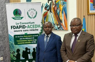 RDC : les autorités alertées sur la violation des droits des défenseurs de l’environnement, des droits fonciers et des droits aux ressources naturelles