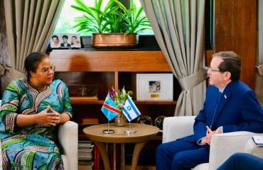 Jérusalem : Thérèse Kayikwamba et Isaac Herzog réaffirment leur volonté de renforcer les relations entre la RDC et Israël