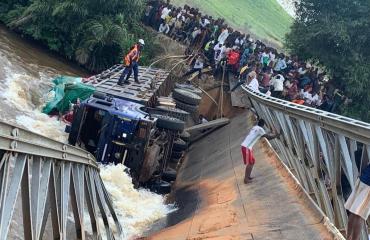 Butembo : l’effondrement du pont Kabakuli perturbe fortement la circulation