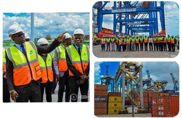 Tanzanie : Julien Paluku visite le port de Dar Es Salaam et met en avant le poids du fret Congolais