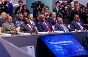 RDC : Félix Tshisekedi assiste à l’ouverture du 3ᵉ Sommet du Forum économique et humanitaire Russie-Afrique à Moscou