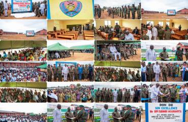 Kongo-Central : une école moderne « Maman Denise Nyakeru Tshisekedi » inaugurée à la base militaire de Kitona