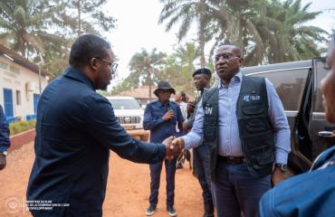 PDL-145T/Kongo-Central : Guylain Nyembo en mission d'inspection à Mbanza-Ngungu et Songololo