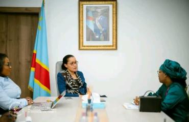 RDC : Raïssa Malu échange avec la représentante intérimaire de l’UNESCO sur les priorités éducatives
