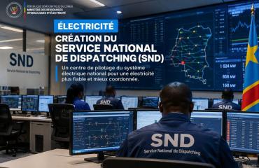 RDC : création du Service National de Dispatching pour piloter le système électrique