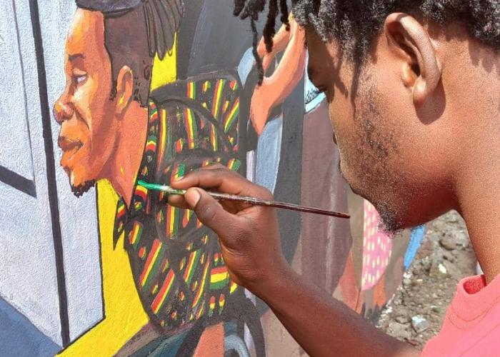 Des jeunes artistes prêchent la paix et la cohabitation pacifique à travers des œuvres d'arts