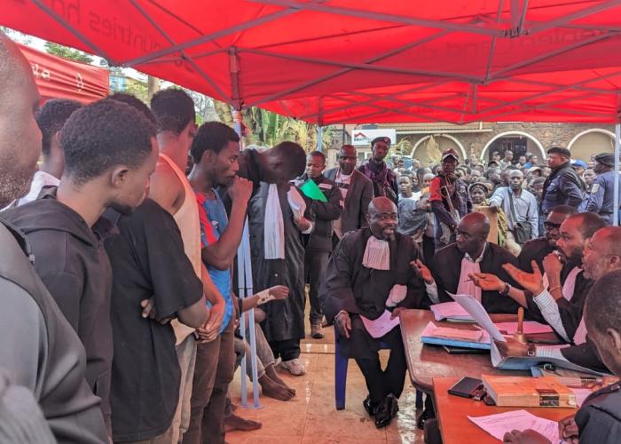 Dix étudiants de l’IBTP/Butembo et le secrétaire général académique comparaissent devant le Tribunal