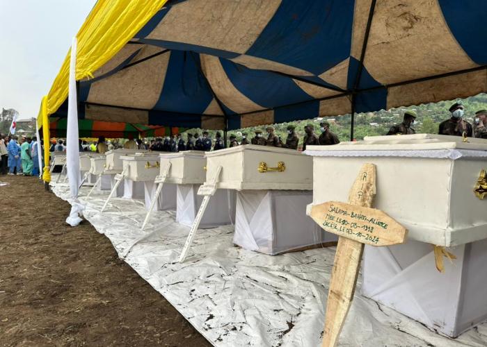 13 victimes inhumées à Minova, des mesures prises pour éviter de nouveaux drames