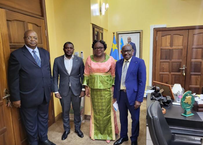 Le député national Rémy Mukweso chez la ministre de l'ESU pour sauver l'année académique à l'IBTP
